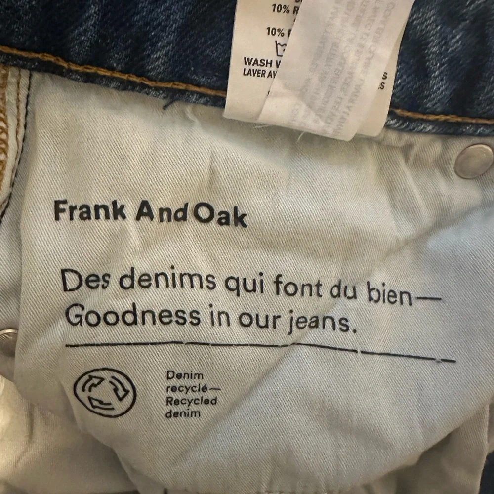 Frank and Oak Nina Wide Leg Jeans Size 25